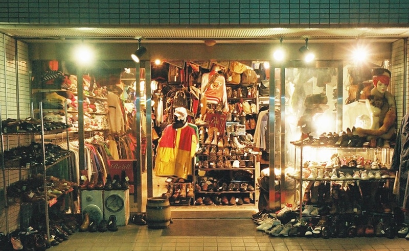 secondhand cloth shop in Koenji