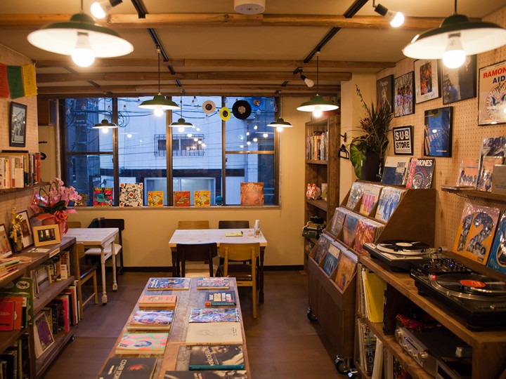 secondhand record shop in Koenji