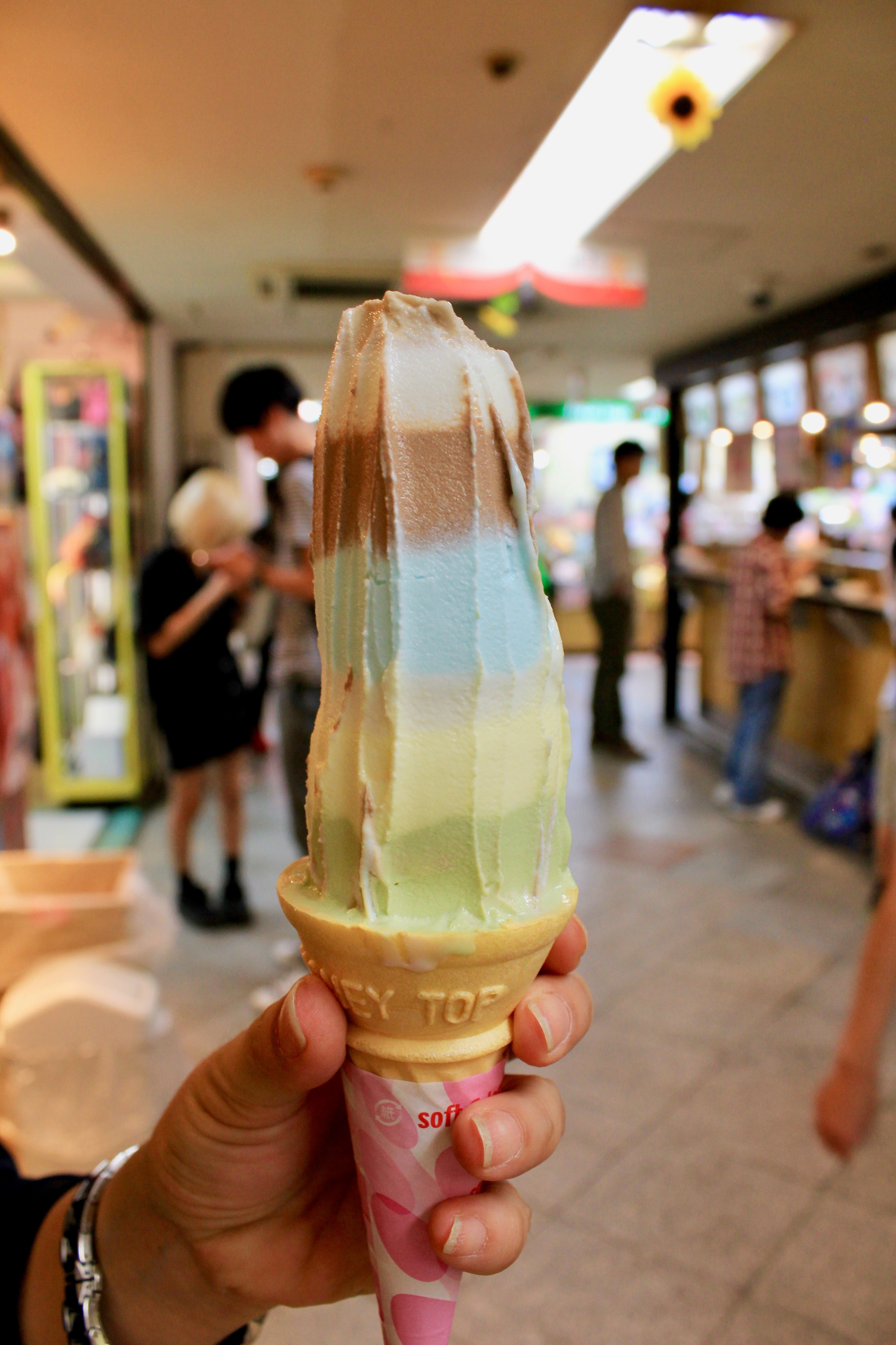 Ice cream Rainbow Broadway Nakano Tokyo